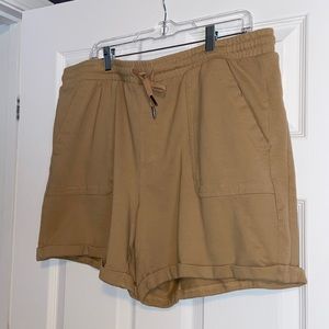 Avia Women’s Athleisure Shorts Khaki